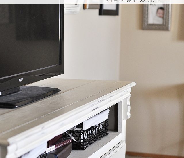 How to turn a Dresser into a TV Stand for only $30!