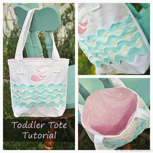 Cherished Bliss Toddler Tote Tutorial