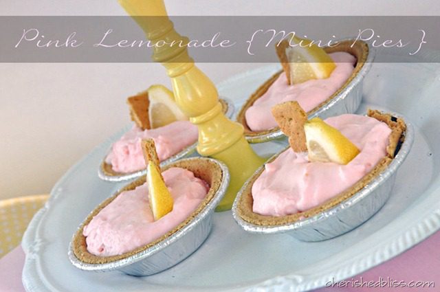 Pink Lemonade Pie Recipe with homemade whipped icing