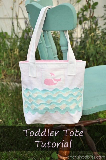 Toddler Whale Tote Tutorial