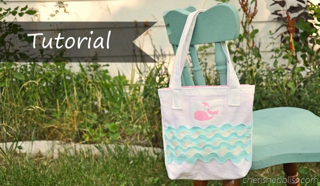 Whale Toddler Tote Tutorial