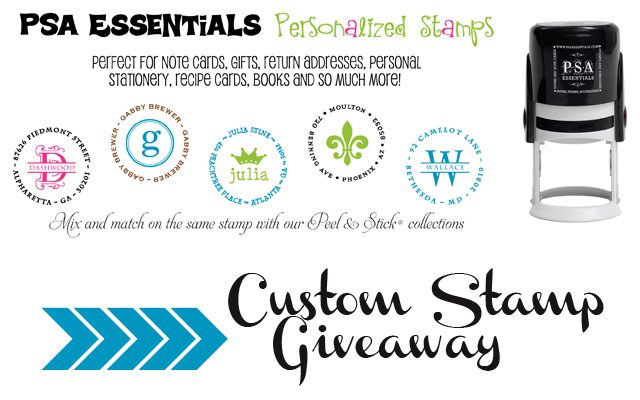 PSA Essentials Custom Stamp Giveaway via cherishedbliss.com #win #giveaway