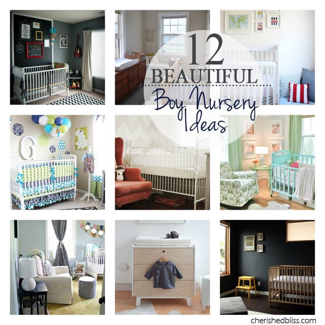 12 Beautiful Boy Nursery Ideas - via cherishedbliss.com