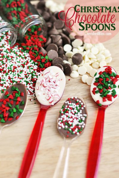 Make your very own Christmas Chocolate Spoons ... these make GREAT gifts!