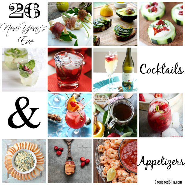 26 New Year's Eve Cocktails and Appetizers to bring you in to 2014