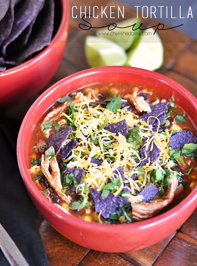 Try this Delicious Chicken Tortilla Soup - Absolutely DELICIOUS! 
