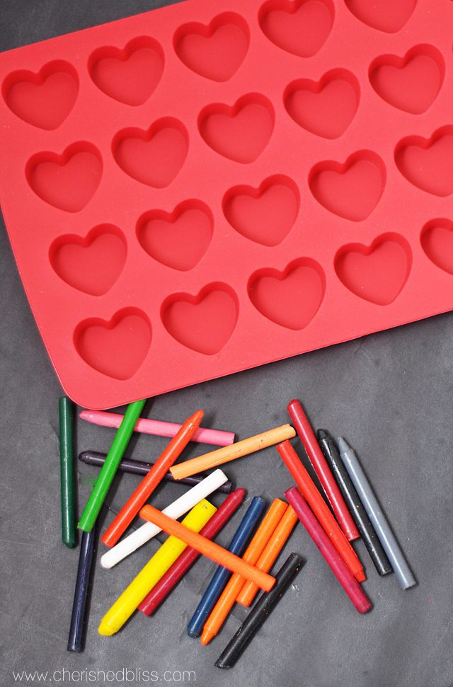 How to Make Heart Shaped Crayons. Perfect for Valentines Day! 