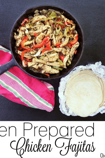 These Oven Chicken Fajitas are a great quick and easy family meal to keep things healthy!