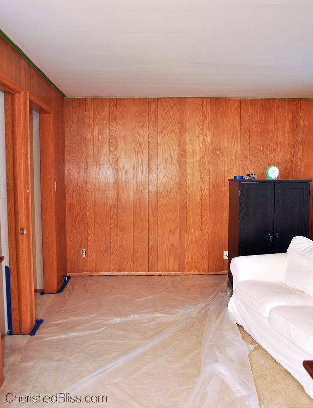 With this guide you can learn how to paint wood paneling the color you always dreamed of! The best part: NO SANDING REQUIRED! 