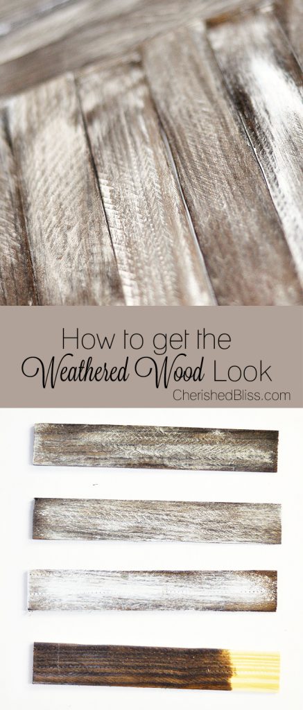 Make new wood look OLD with this tutorial on how to Weather Wood. Click through for instructions