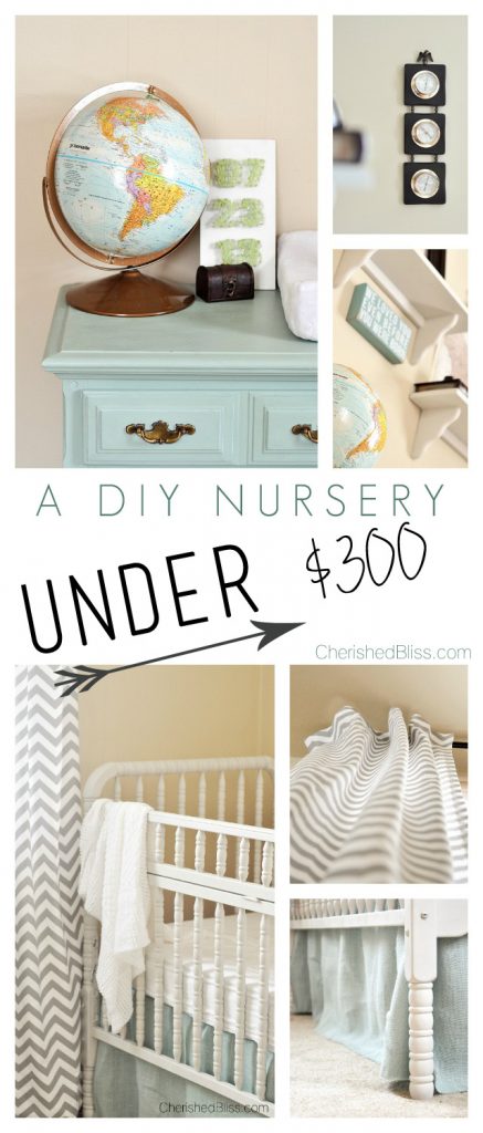 A DIY Nursery on a budget! This room was under $300 in expenses!!! 