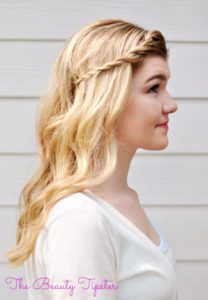 This tutorial shows you how to get the perfect soft waves, and demonstrates how to twist your bangs back in an unique and innovative way for this spring.
