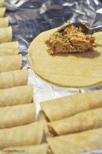 Oven Baked Chicken Taquito Recipe - Cherished Bliss