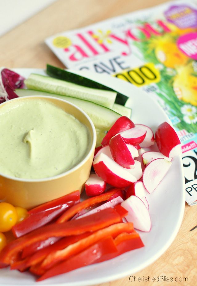 Curried Avocado and Yogurt Dip with All You Magazine #lifeforless #PMedia #ad