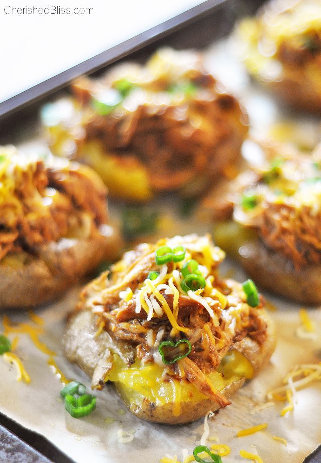 Easy BBQ Chicken Smashed Potatoes that will leave your taste buds singing! #KCmasterpiece #ad