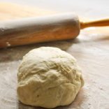 With this easy peasy pizza dough you can have a homemade pizza dough ready for toppings in about 10 minutes.