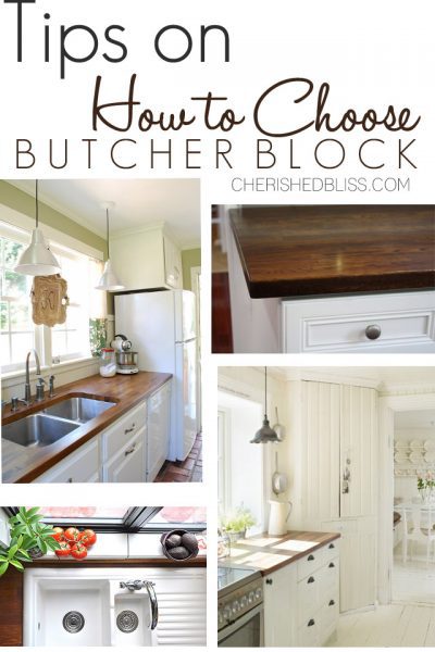 Tips for Choosing Butcher Block Counters. Get the perfect wood type and finish with these simple tips! @lumberliquidators #Kitchen #ad