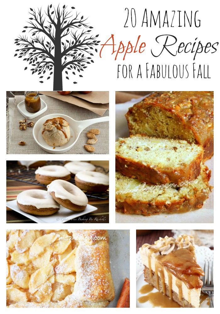 20 Amazing Apple Recipes for a Fabulous Fall via CherishedBliss.com