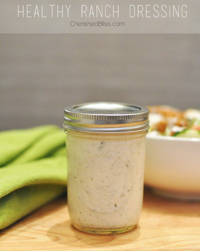 If you are watching those waist lines, then this Healthy Ranch Dressing is a wonderful option with all the right ingredients. 