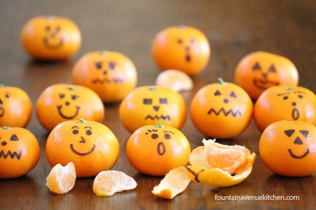 jack-o-lanterns clementines