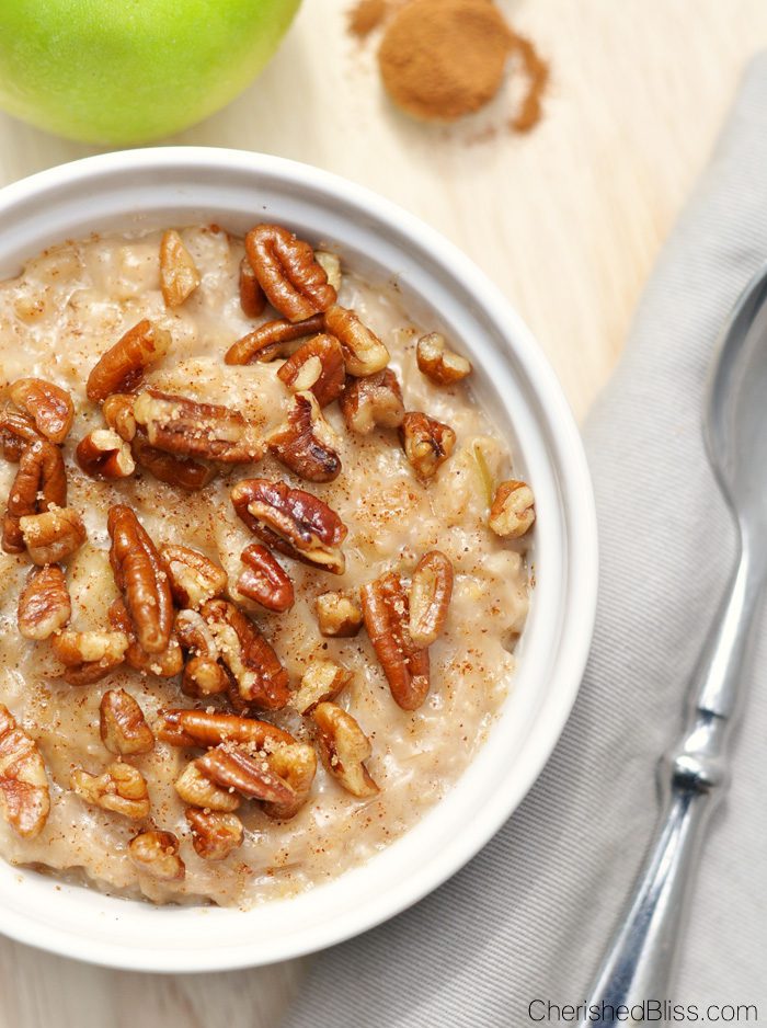Fall mornings can start out rather chilly and nothing will warm you and your family up like Slow Cooker Apple Pie Oatmeal. 