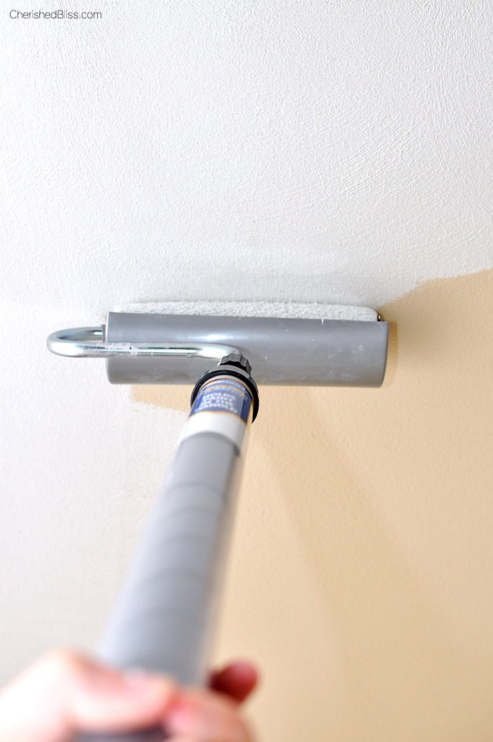 Paint Ceiling with a Roller