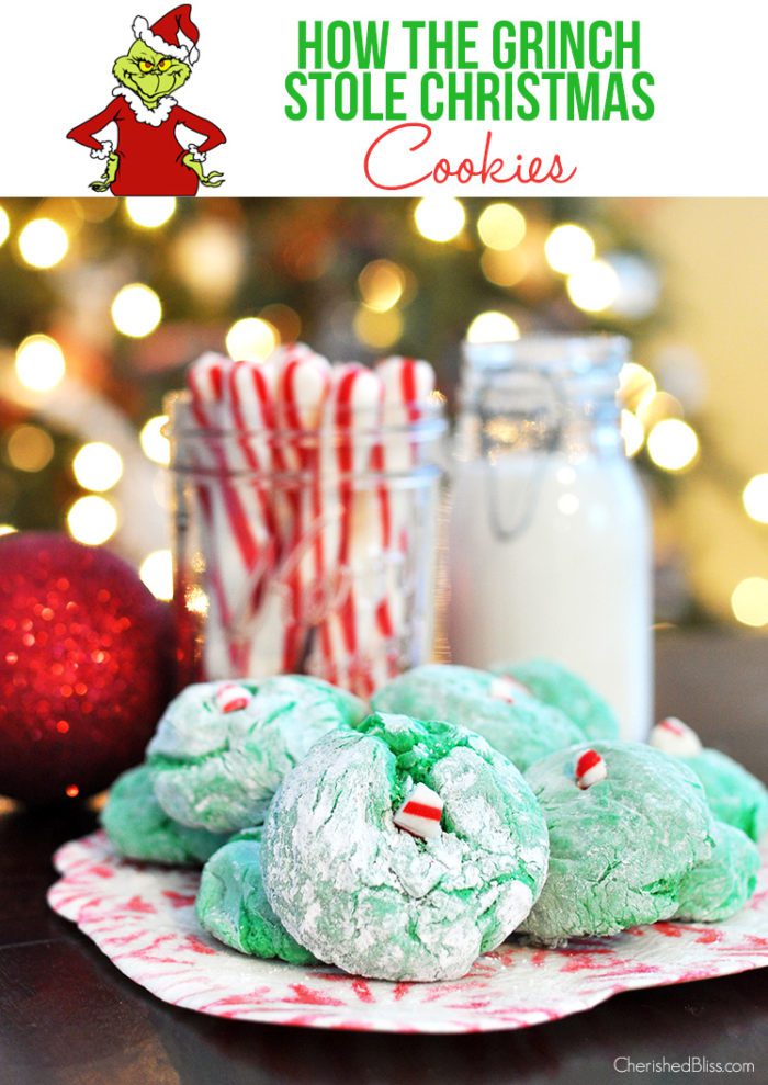 Create special memories this holiday season with these Grinch inspired Cool Whip Cookies - the perfect Christmas Dessert to make with kids!  
