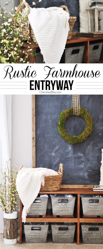 Rustic Farmhouse Entryway - Cherished Bliss