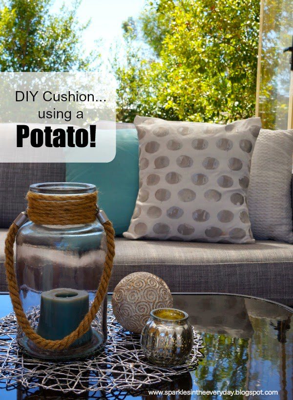 2 DIY Cushion..using a Potato! 600x