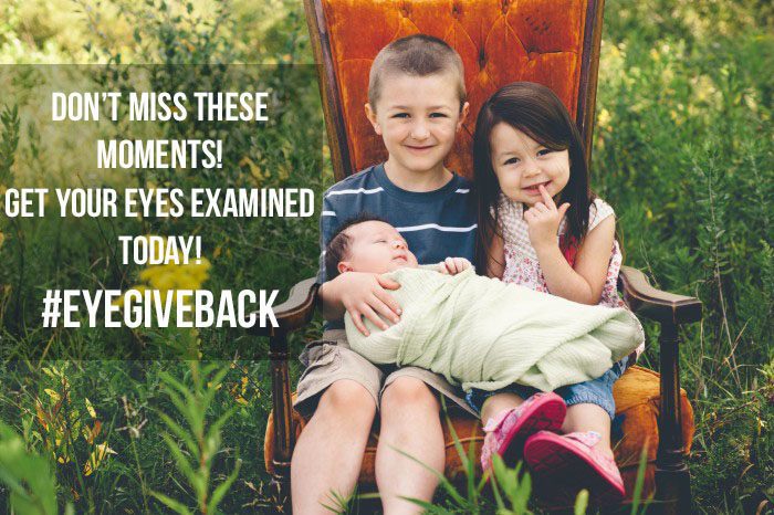 It's so important to get your kids eyes examined! #eyegiveback