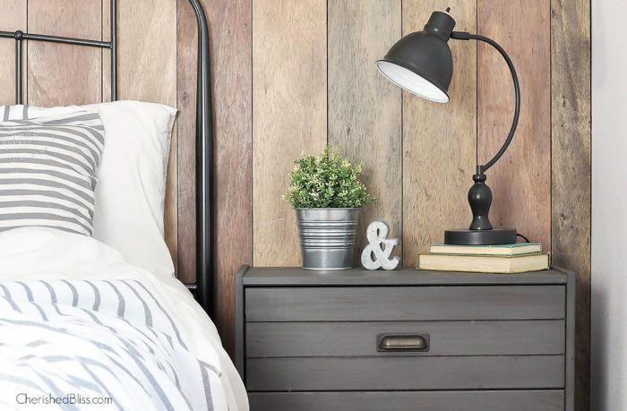 Ikea Rast Hack | Turn a simple dresser into this Printer's Cabinet inspired Rustic Industrial Nightstand