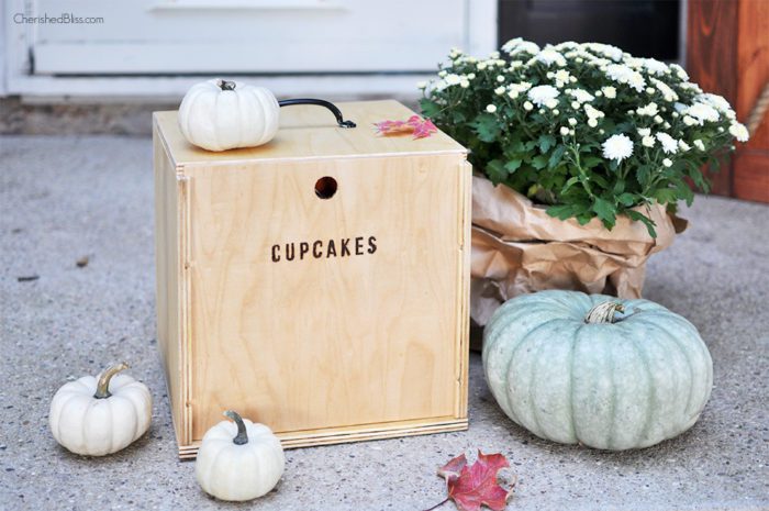 With these easy to follow Free Plans you can build this Cupcake box Carrier. It is the perfect solution to carrying your holiday baked goodies without squishing all your hard work.