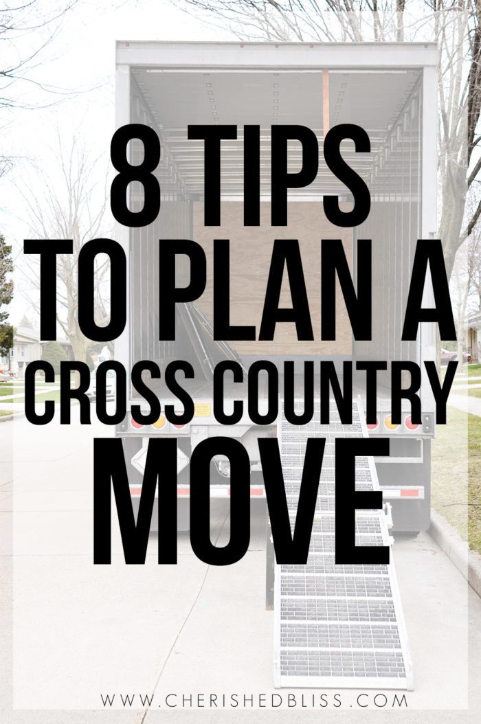 Are you planning a cross country move? With these 8 tips you can get organized and prepared for your journey across the USA! 