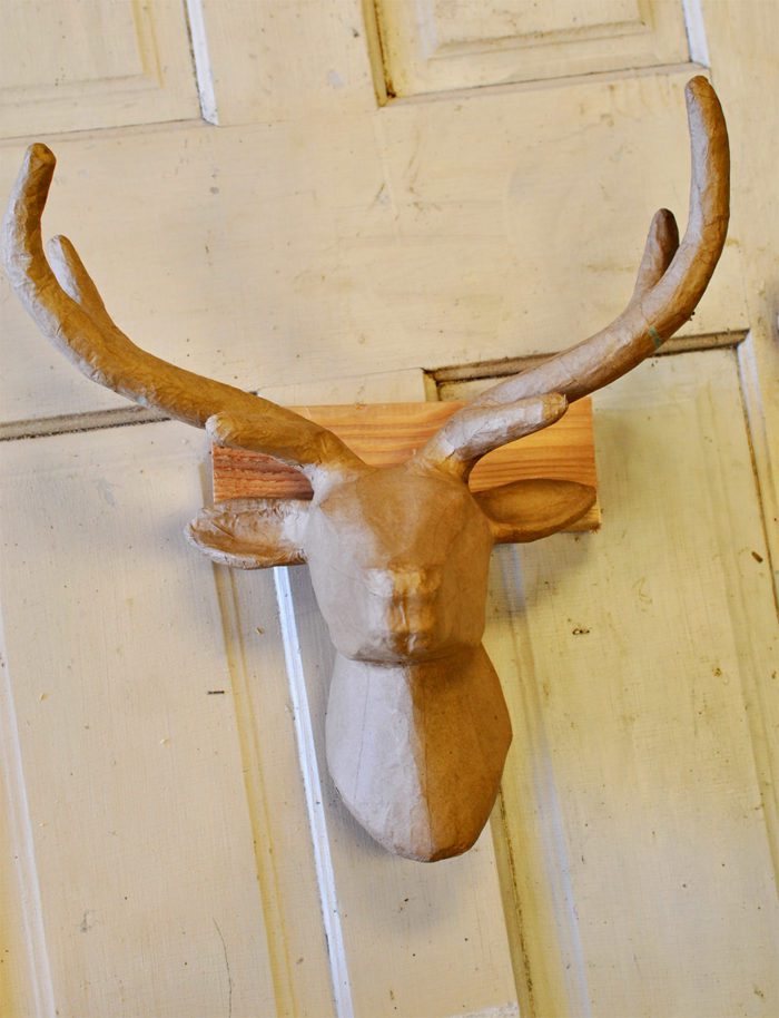 With this Concrete Deer Head Taxidermy tutorial you will learn how to make something look like concrete without using concrete!