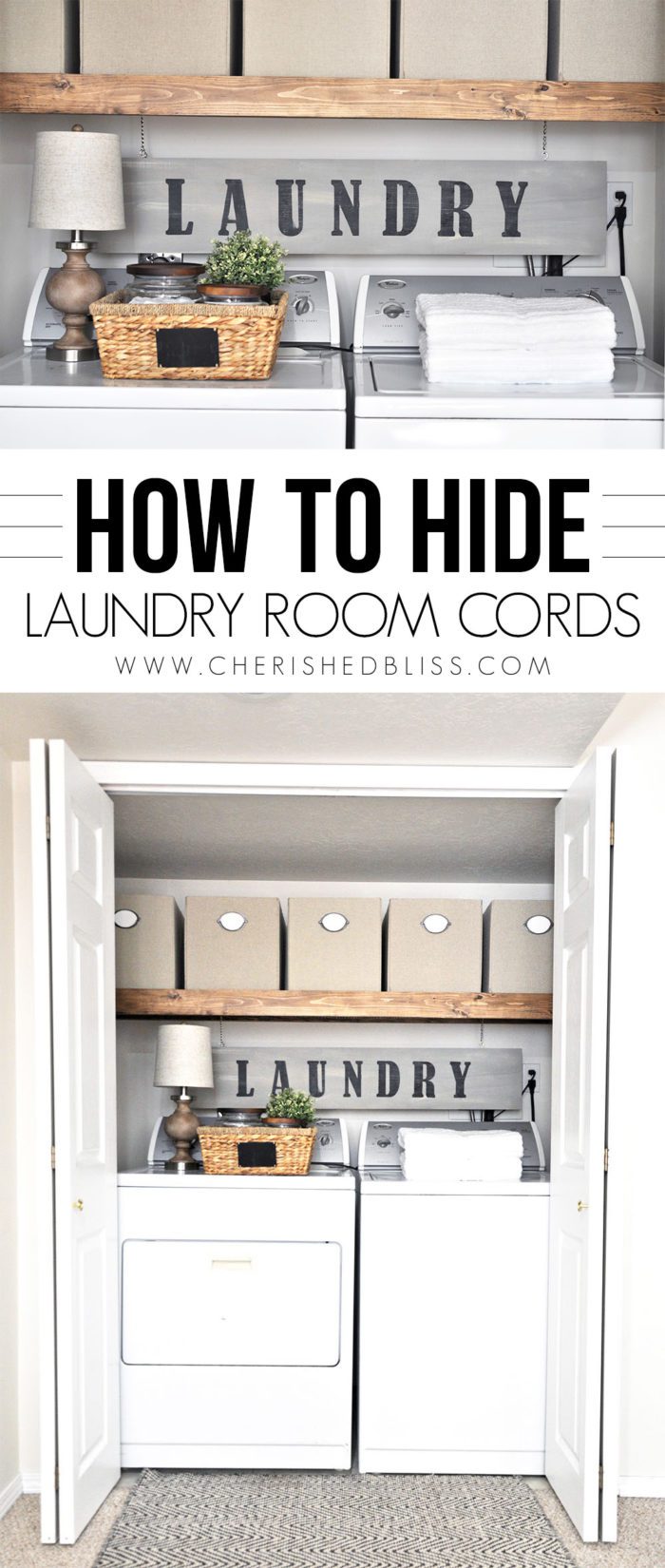 Do you have ugly cords cramping your style? With this easy tutorial learn how to hide cords while leaving them accessible all while keeping your style! 