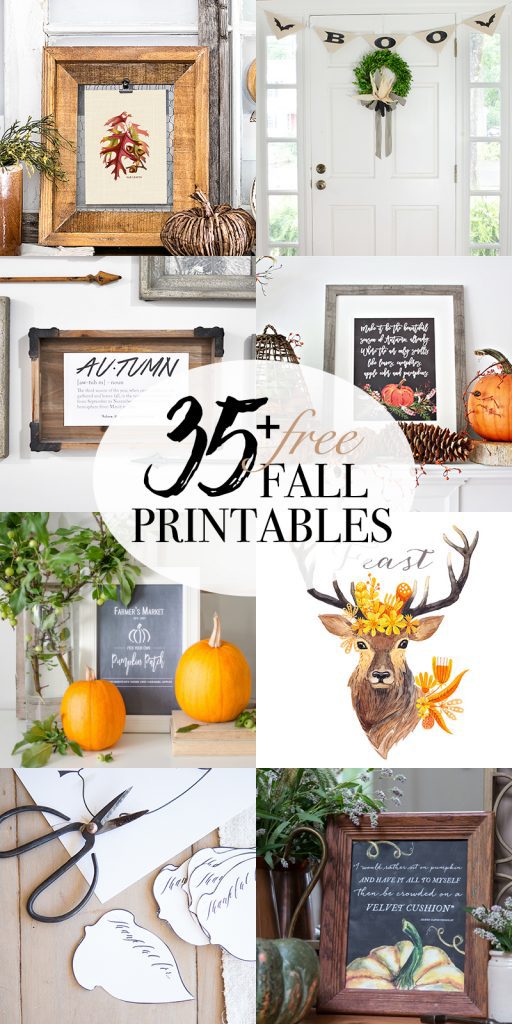 Looking for easy Fall Decor? This Autumn Definition Printable along with over 35 more is the perfect way to easily add a little Fall Decor to your home. 