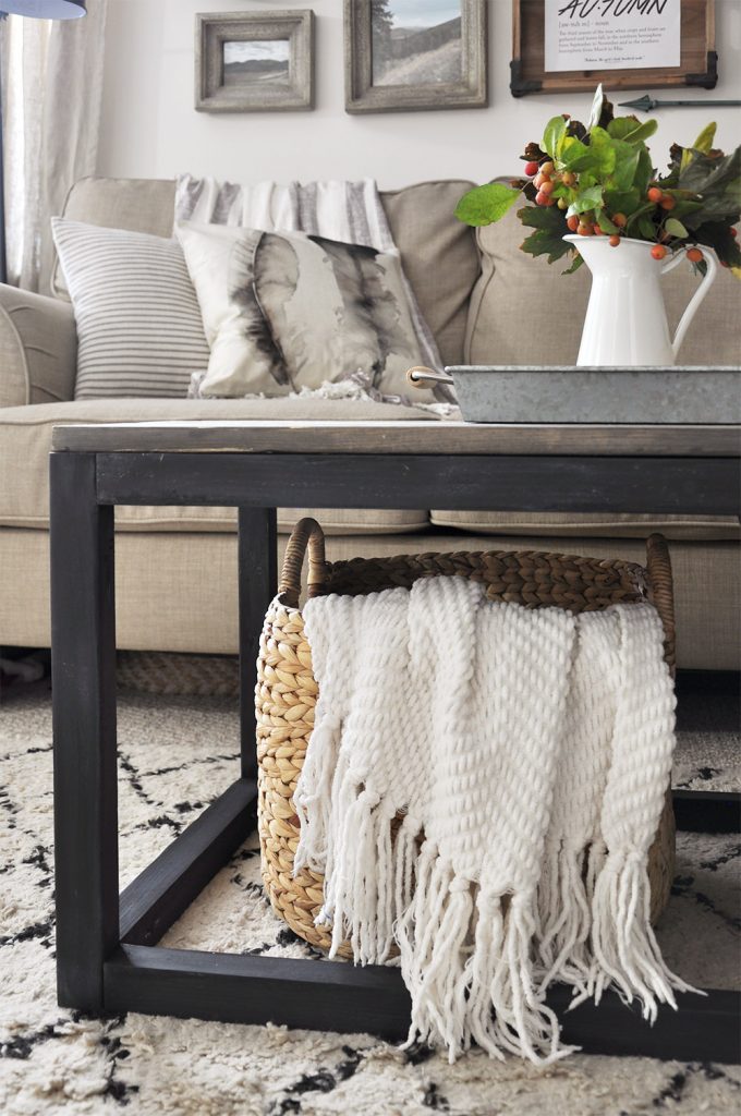 Get the Free Plan for this Industrial Farmhouse Coffee Table