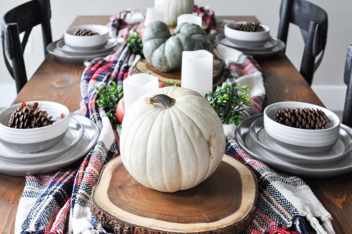 A Simple, Cozy Fall Tablescape - Cherished Bliss