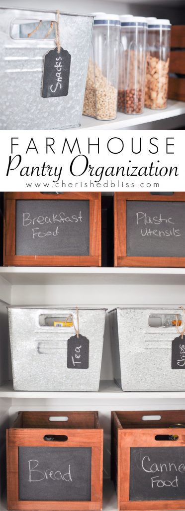 Farmhouse Pantry Organization