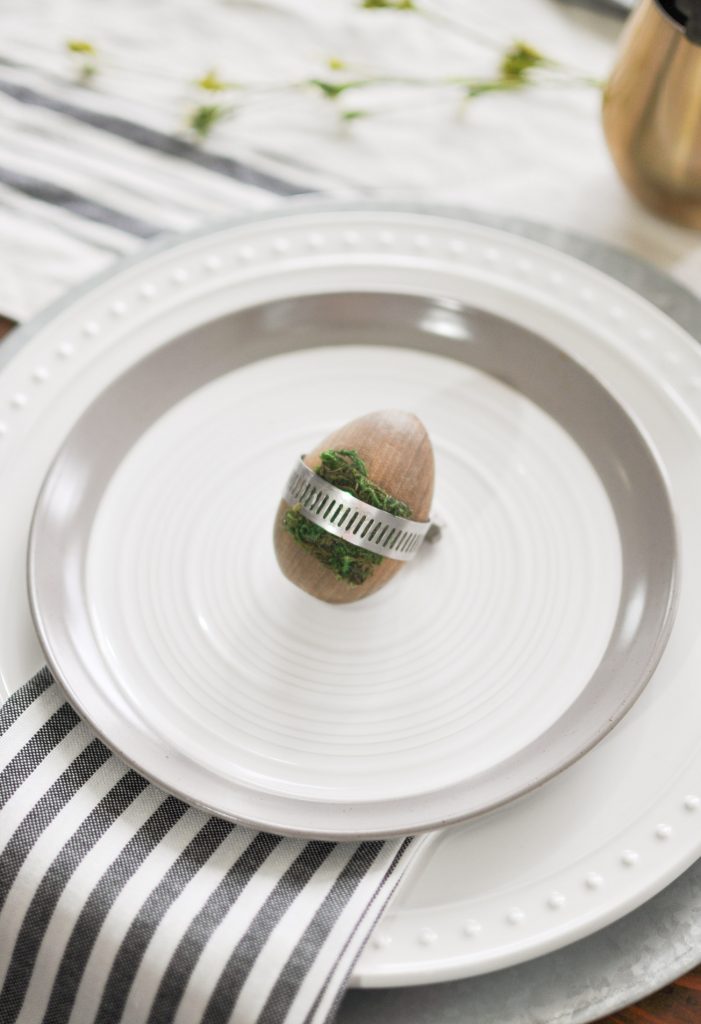 Simple Modern Easter Tablescape