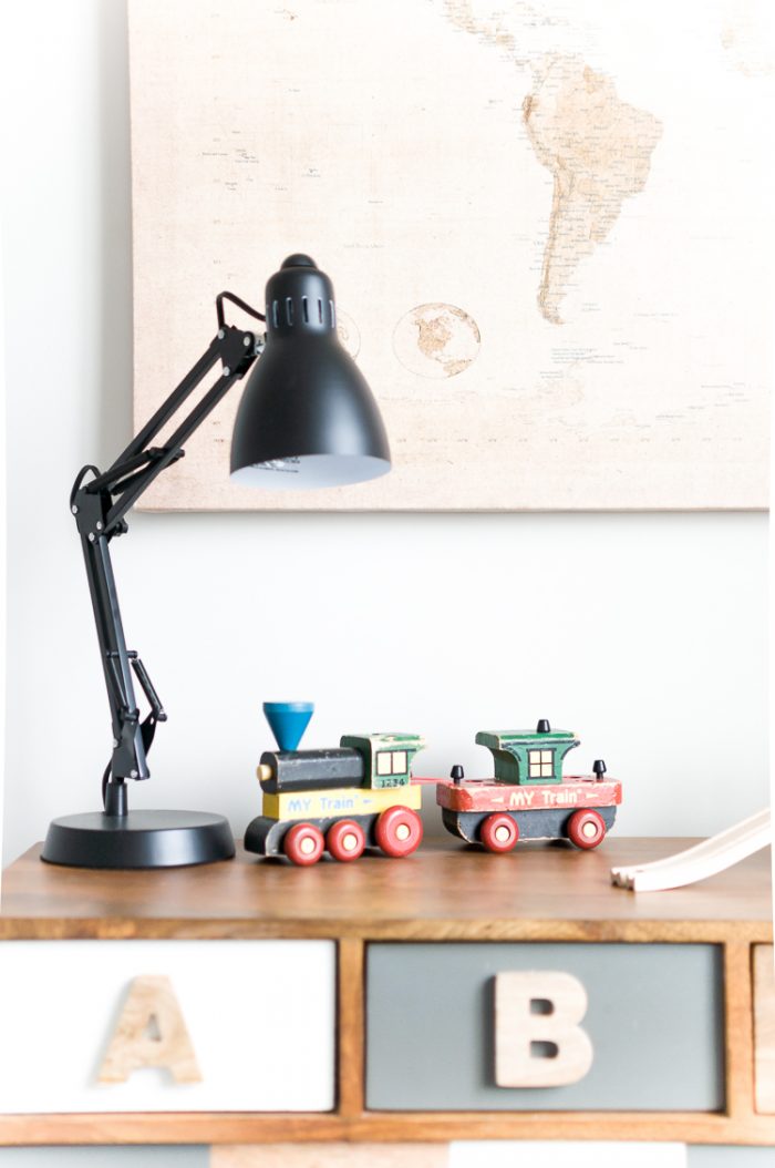 Big Boy Room - Every little boy needs a big boy bedroom at some point or another and this Navy and Gray Big Boy Bedroom is the perfect blend of simple, functional and stylish. 