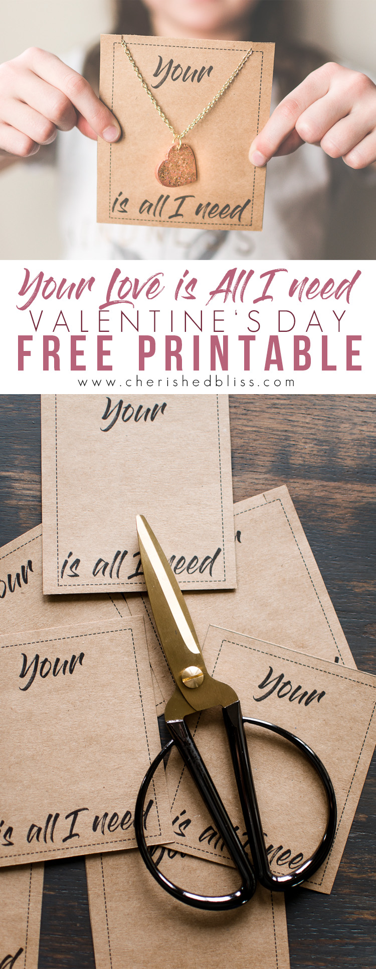Skip the store and made these adorable Handmade Valentine's Day Cards for your kids parties! Because Your Love is All I need to have an amazing Valentine's Day! 