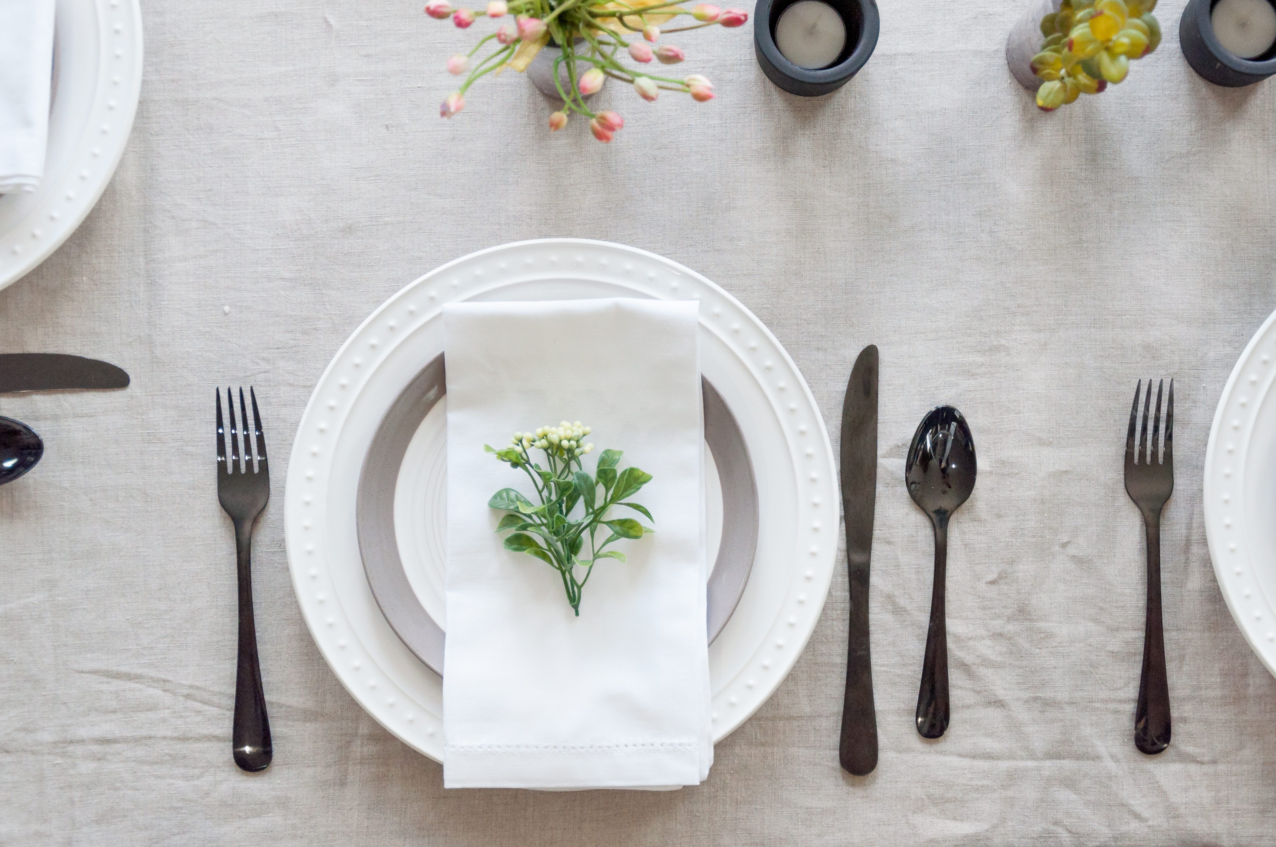 How to Set a Tablescape in 5 Easy Steps || Create a Base Layer for your Tablescape