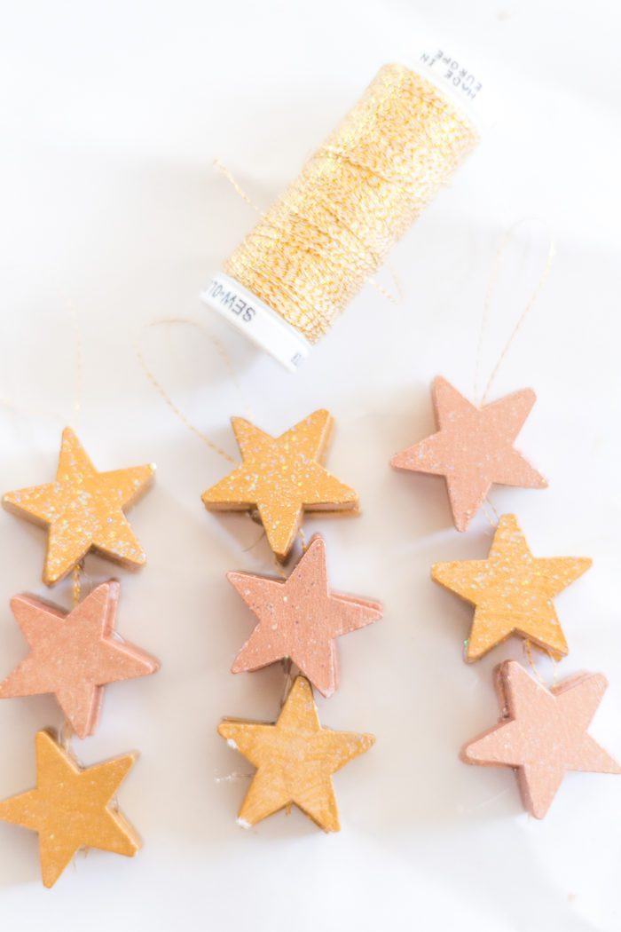 Decorate your Christmas Tree with these easy to make Rose Gold Christmas Ornaments. Change the color to go with any theme you can dream up.