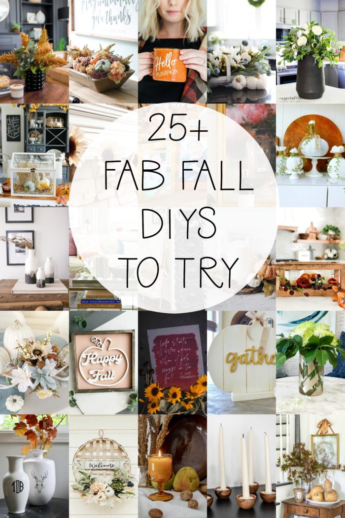 25 Fall DIY's you can accomplish! 