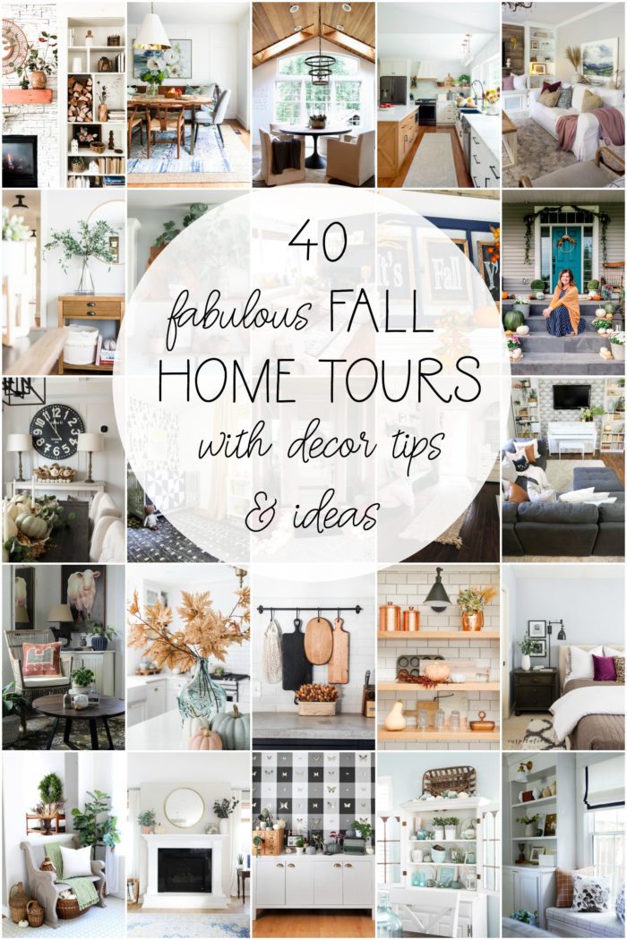 Bring a few simple touches of Autumn in to your home this year with these easy Kitchen Fall Decor ideas, perfect for anyone on a budget! | 40 Fall Home Tours