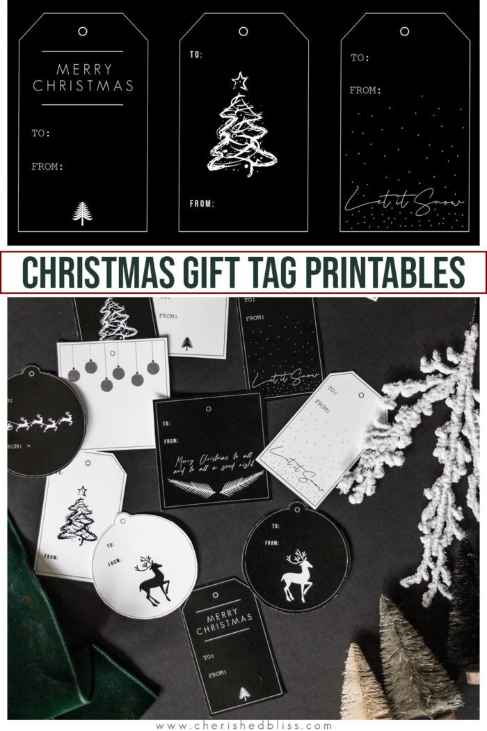Download these free Christmas Gift Tag Printables 