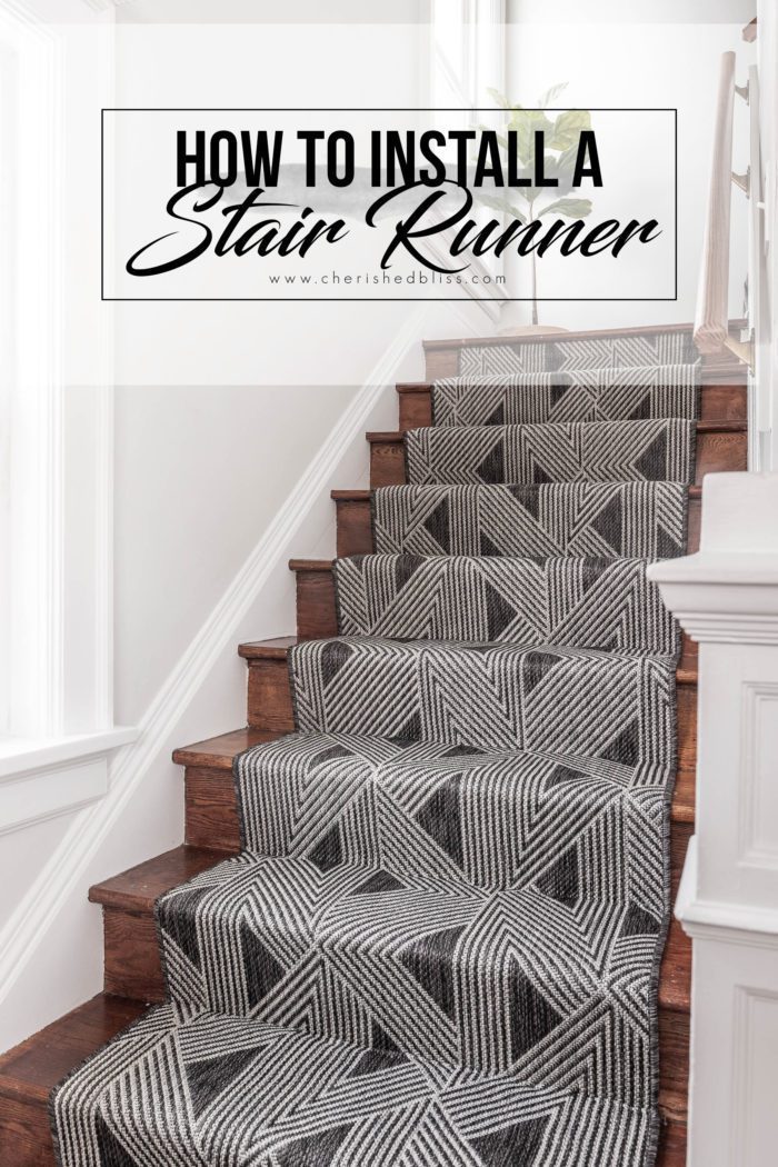 How to install a stair runner. 