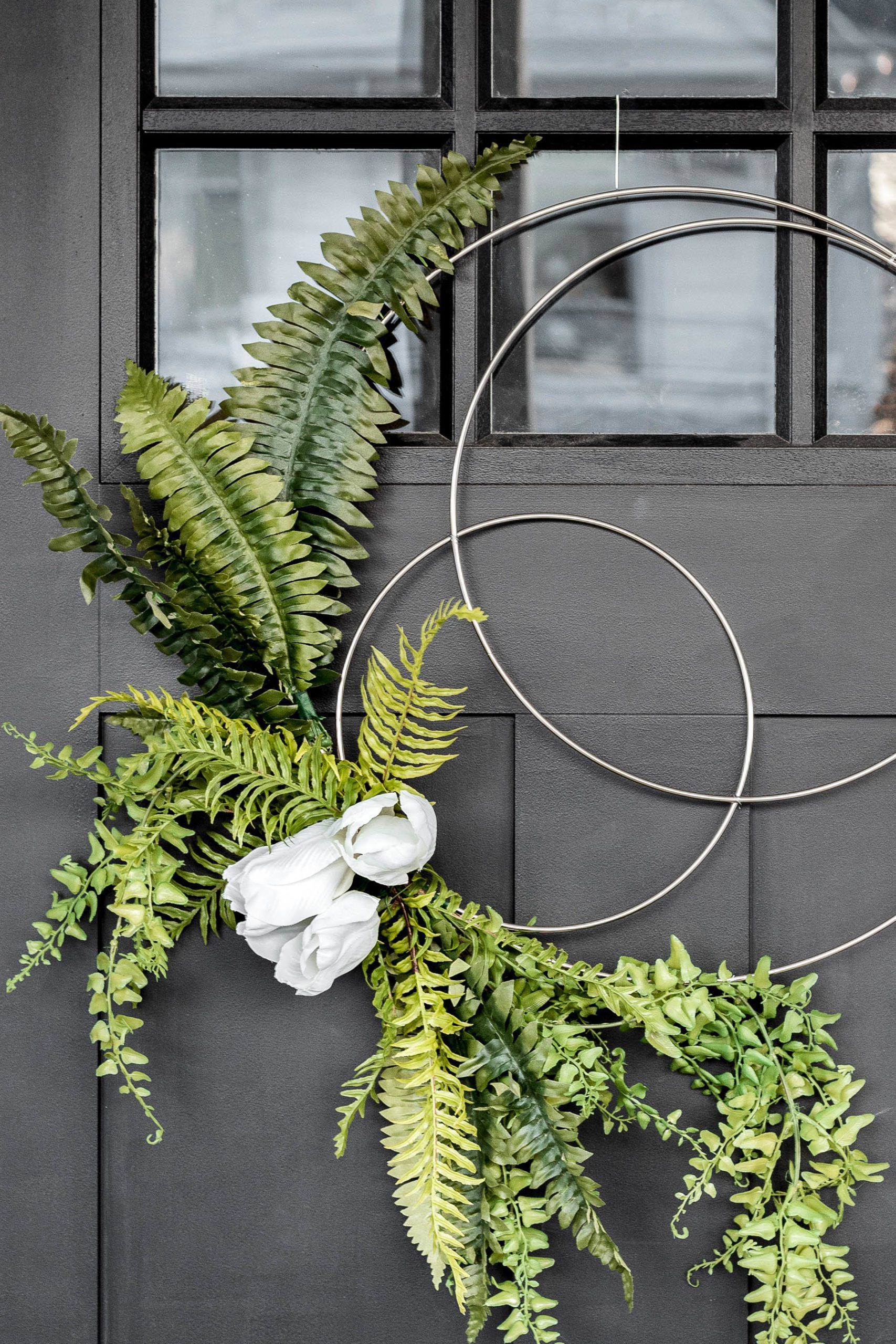 Easy DIY Spring Hoop Wreath Tutorial