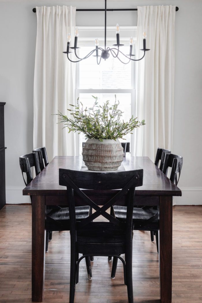 Modern Rustic Spring Home Tour. Dining Room Decor. 